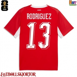Schweiz Ricardo Rodriguez #13 Hemmatröja VM 2026 Kortärmad